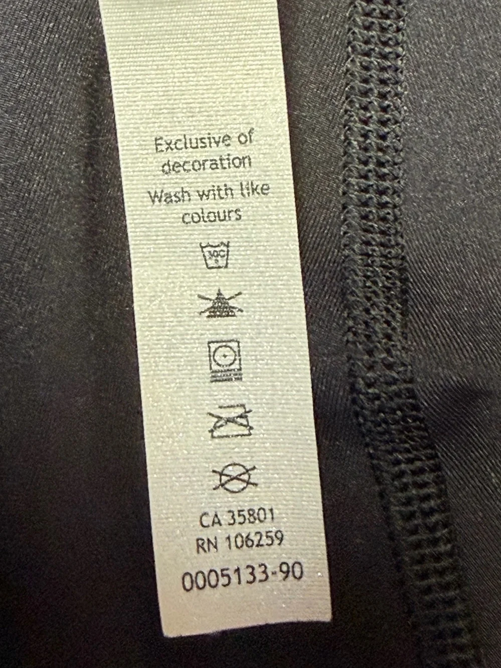 Lululemon Wunder Train High-Rise Crop 23" Women’s 12 Black Print Tight Leggings - Picture 8 of 12